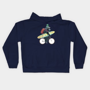 Bear Bicycle Kids Hoodie